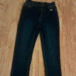 Women's Blue and Navy Jeans SZ 8
